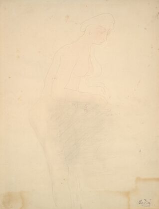 Nude Standing, Right Profile