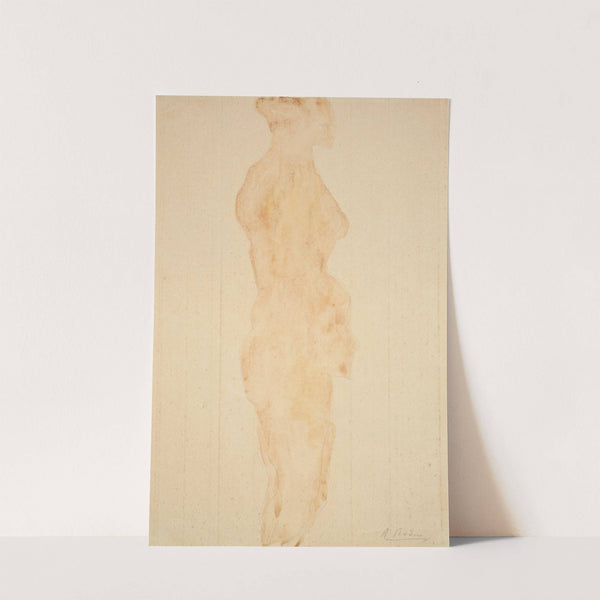 Nude Standing, Side View by Auguste Rodin