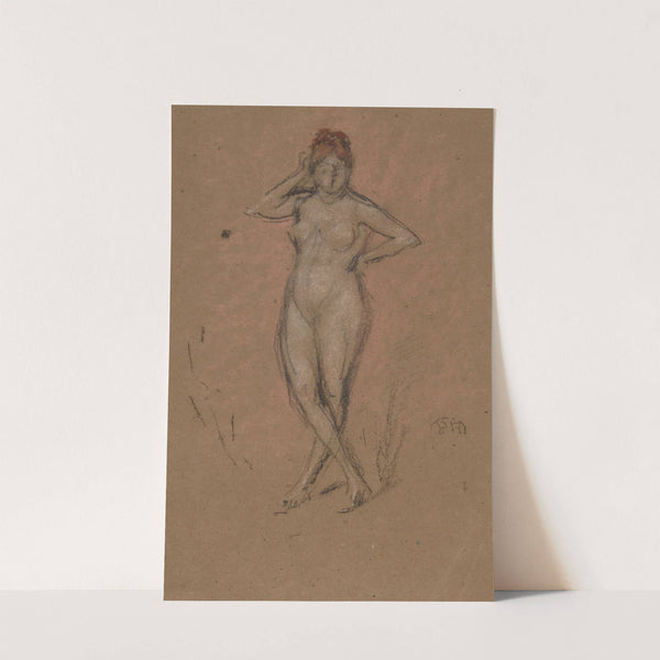 Nude Standing with Legs Crossed (c. 1878) by James Abbott McNeill Whistler