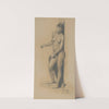 Nude standing woman by Jozef Hanula