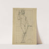 Nude study for figure of Architecture (1896) by Kenyon Cox