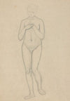 Nude study for the figure of Mary in the painting ‘The Immaculate Conception of the Blessed Virgin Mary’
