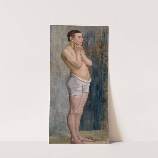 Nude Study, Standing Boy by Maria Wiik
