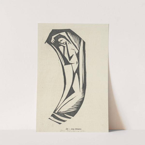 Nude V (Nude in the shape of the reversed letter C) by Jerzy Hulewicz