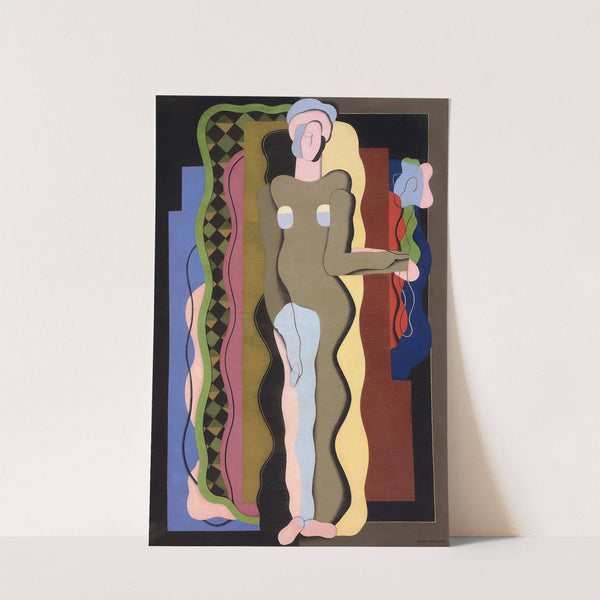 Nude with a flower (1928) by Georges Valmier