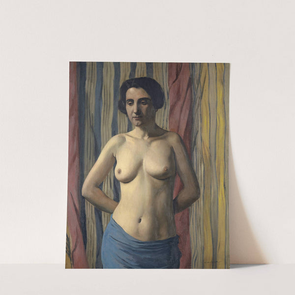Nude with Blue Sash (1922) by Félix Vallotton