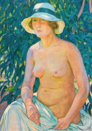 Nude with Panama