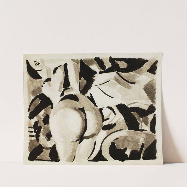 Nude Woman, Back View by Carl Newman