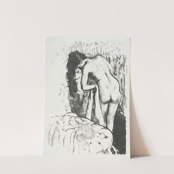 Nude Woman Standing, Drying Herself (1891–92) by Edgar Degas