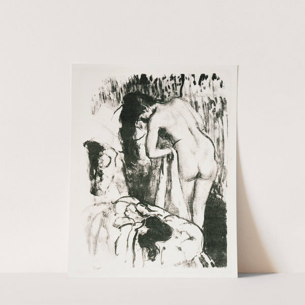 Nude Woman Standing, Drying Herself (circa 1891-1892) by Edgar Degas