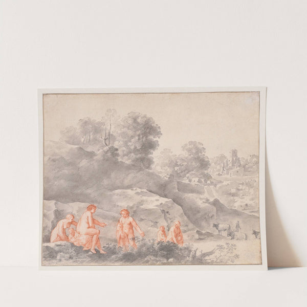 Nudes in a Landscape (possibly Diana and Callisto) (c. 1642–67) by Cornelis Van Poelenburch