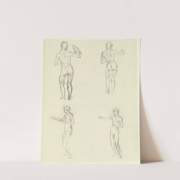 Nudes of young men by Wilhelm Rietschel