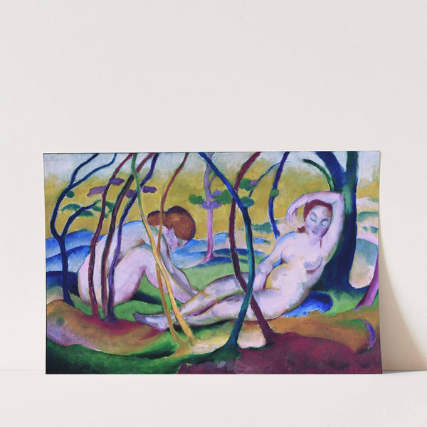 Nudes under Trees (1911) by Franz Marc
