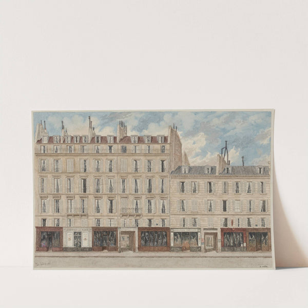 Numéros 126 et 128 de la rue Saint-Lazare, 8ème arrondissement by Jules Gaildrau
