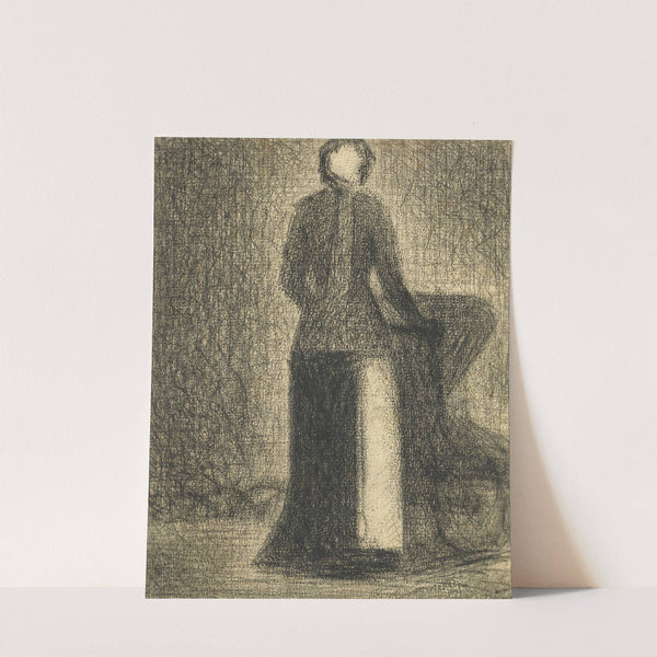 Nurse with a Child’s Carriage (1882-1884) by Georges Seurat