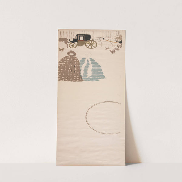 Nursemaids’ Promenade, Frieze of Carriages 1 (1895) by Pierre Bonnard