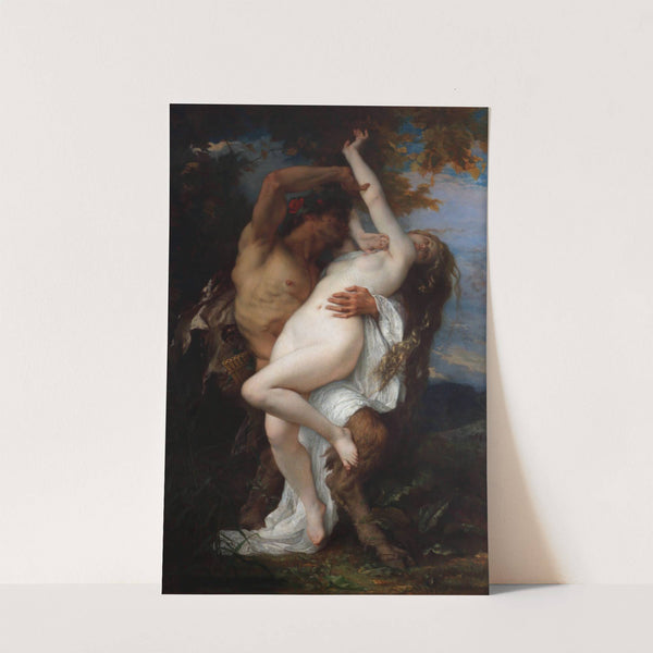 Nymph Abducted by a Faun (1861) by Alexandre Cabanel