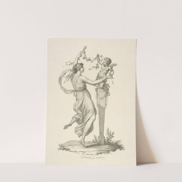 Nymph And Cupid (1800) by Francis Vieira