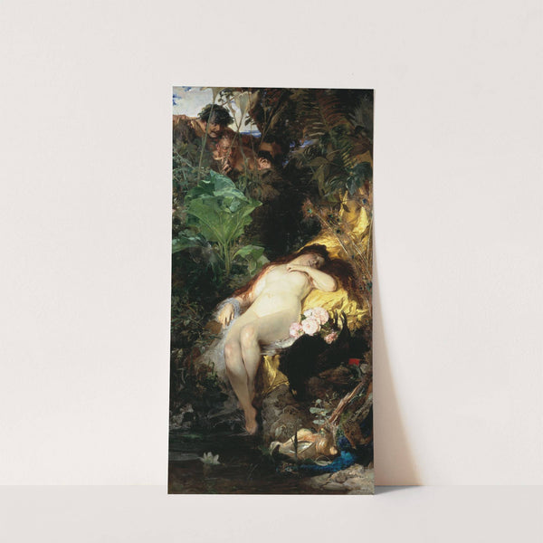 Nymph and Fauns by Julius Kronberg