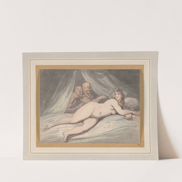 Nymph and satyrs by Thomas Rowlandson