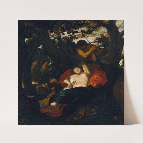 Nymph and Shepherd by Johann Liss