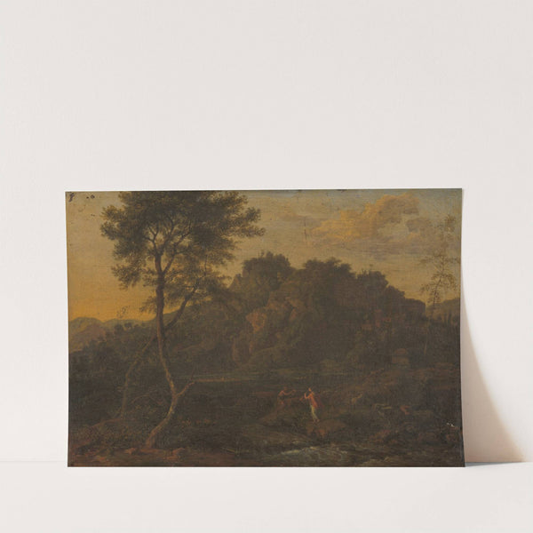 Nymph and Shepherd Making Music in a Landscape (c. 1685) by Abraham Genoels II