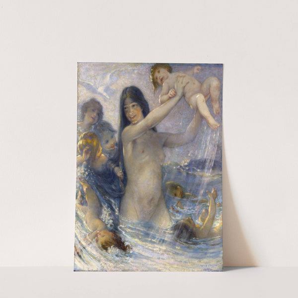 Nymph and Water Babies At Play (1908) by William Baxter Closson