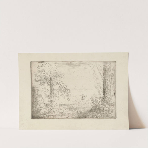 Nymphe assise accoudée au pied d’un arbre by Ker-Xavier Roussel