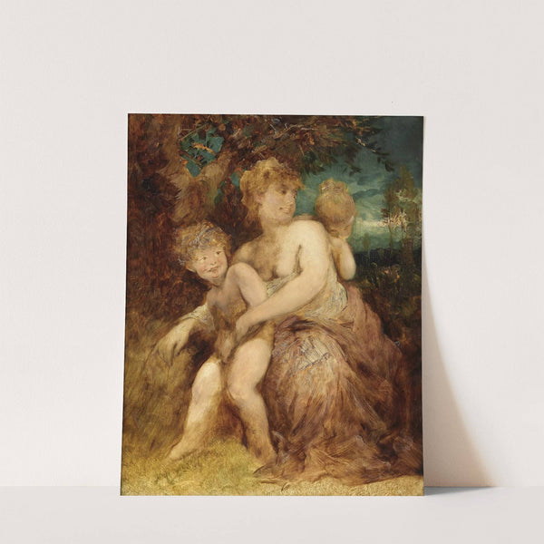 Nymphe mit zwei Kindern (1882) by Hans Makart