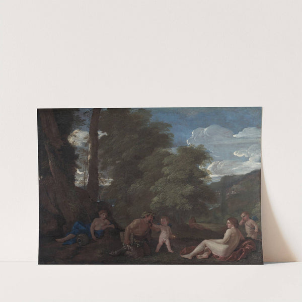 Nymphs and a Satyr (Amor Vincit Omnia) by Nicolas Poussin
