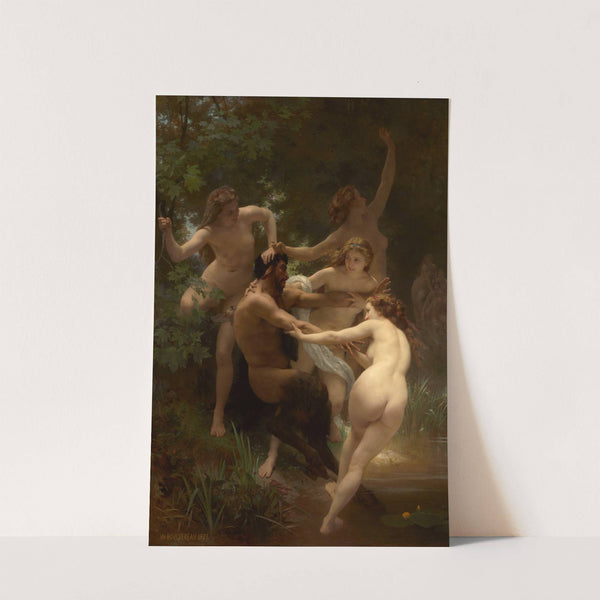 Nymphs And Satyr (1873) by William Bouguereau