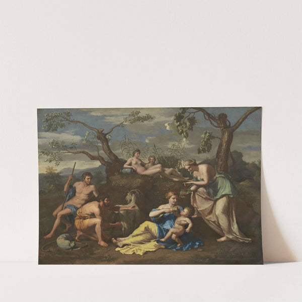Nymphs Feeding the Child Jupiter by Follower of Nicolas Poussin