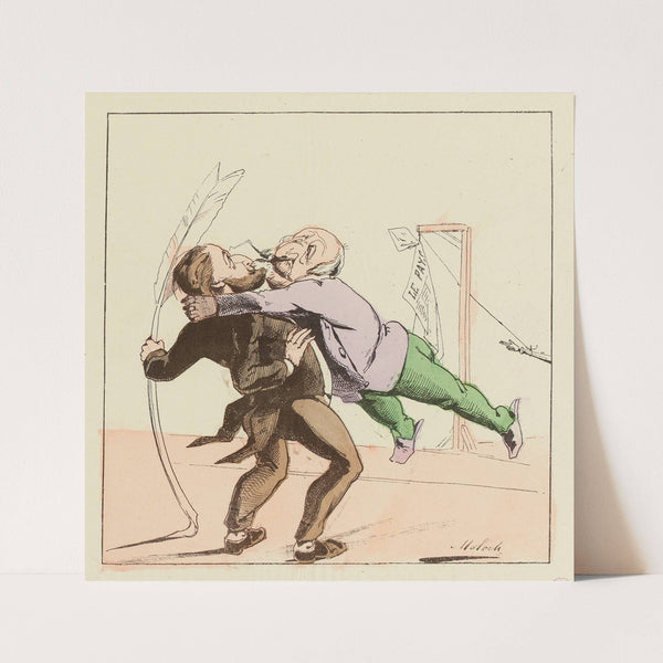 V’la Badingue que j’vous ramène (1871) by Moloch (Alphonse Hector Colomb)