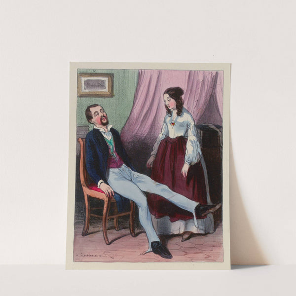 Ô Femme Chef-d’oeuvre de la création Reine de l’humanité. (1839-1841) by Paul Gavarni