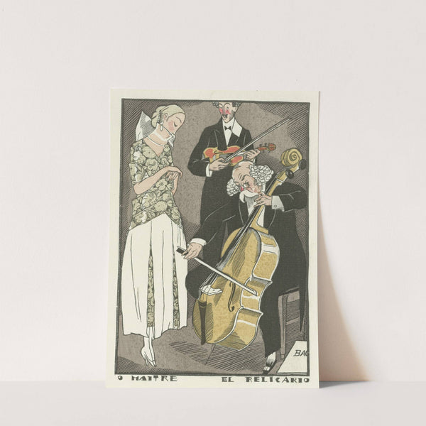 O Maitre el Relicario ; Robe de dîners garnie de ruban (1920) by Fernand Siméon