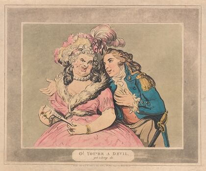 O! You’re a devil, get along do. (1800)