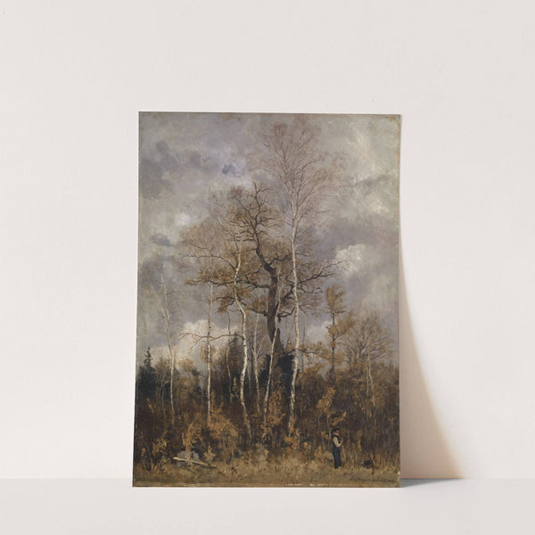 Oak and Birch Trees in Early Spring by Carl Theodor Meyer-Basel