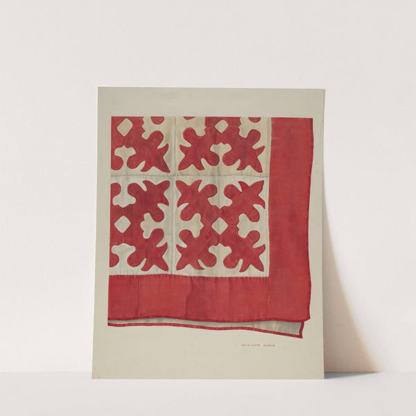 Oak Leaf Pattern Quilt by Charlotte Angus