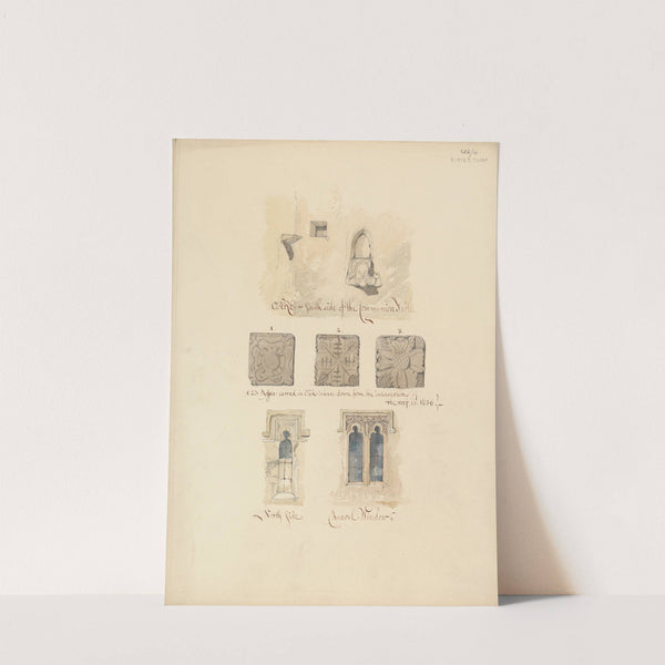 Oare Church, Architectural Details by Rev. James Bulwer