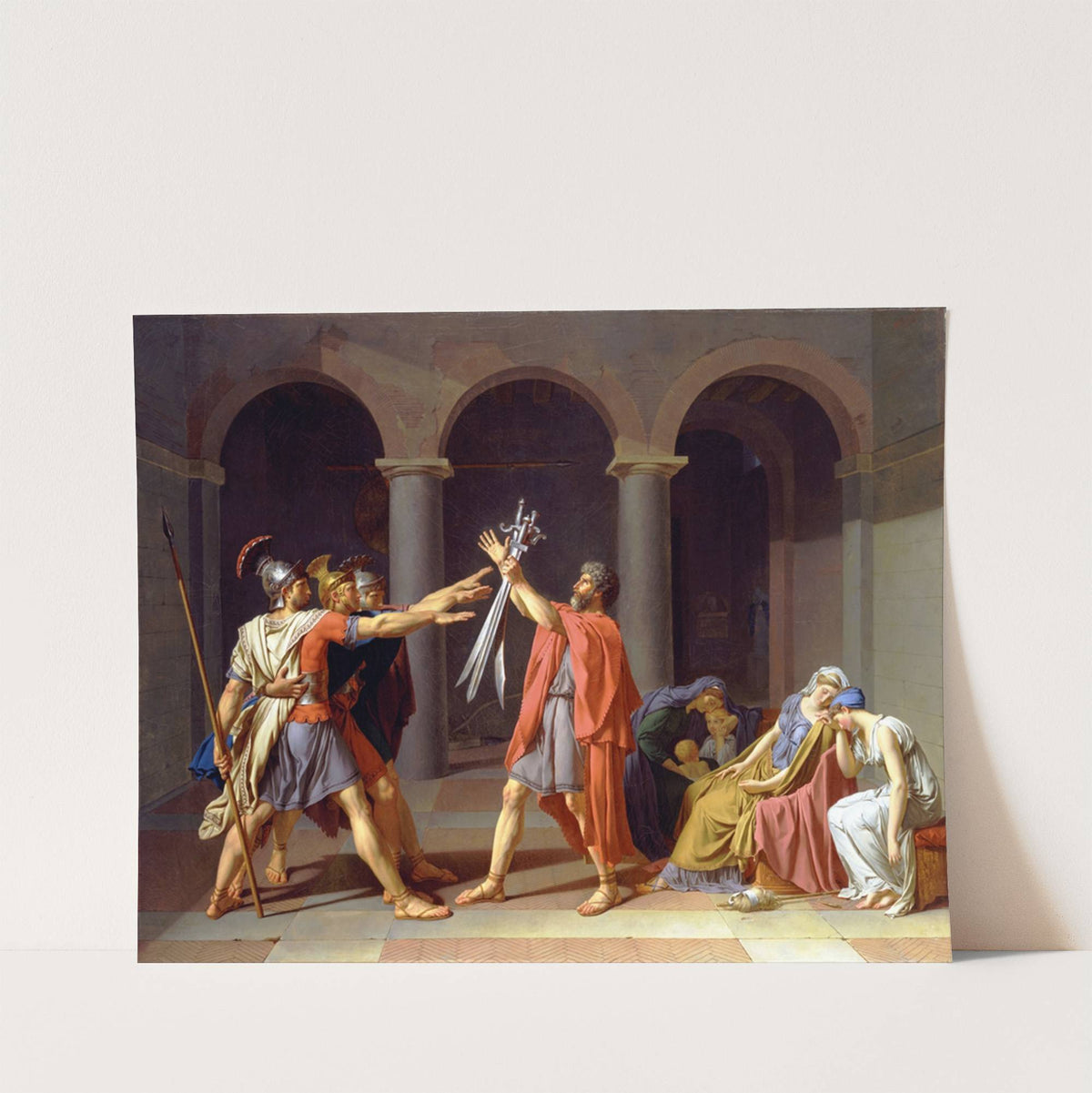 Oath Of The Horatii by Jacques Louis David