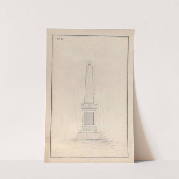 Obelisk Grave Monument, No. 34 by Alexander Maxwell