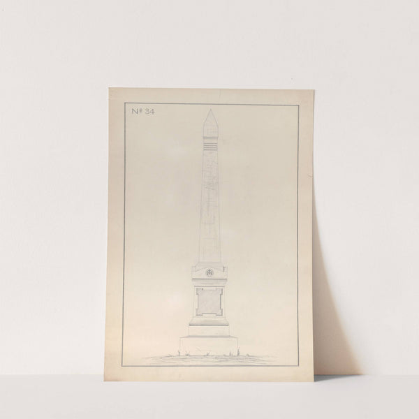 Obelisk Grave Monument, No. 84 by Alexander Maxwell