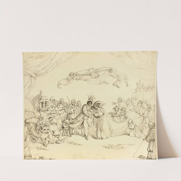 Oberon and Titania, from A Midsummer Night’s Dream by Charles Kirkpatrick Sharpe