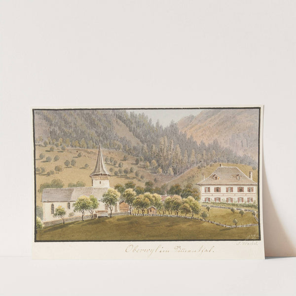 Oberwyl im Simmental by Jakob Samuel Weibel