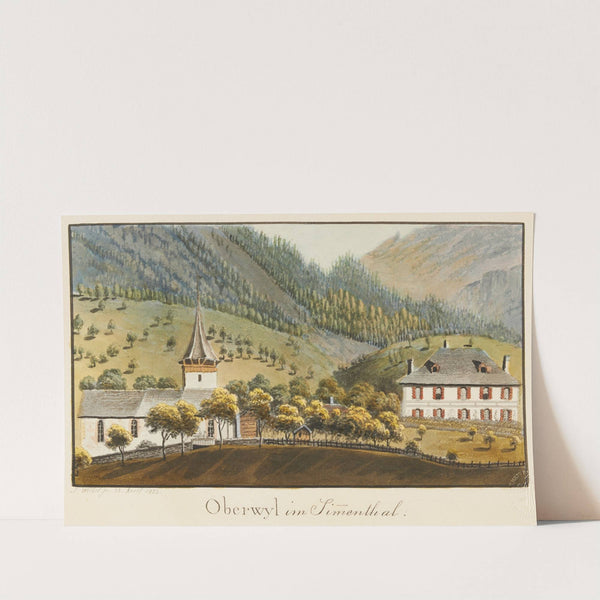 Oberwyl im Simmental. by Jakob Samuel Weibel
