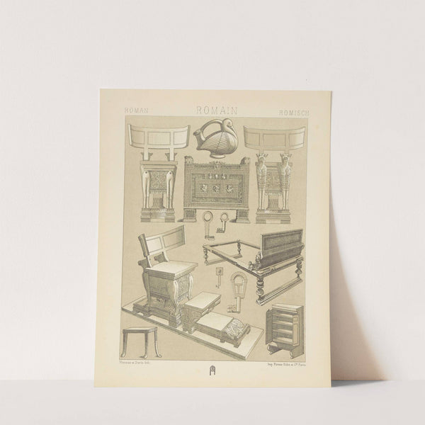 Objets mobiliers 2 (1876-1888) by Auguste Racinet