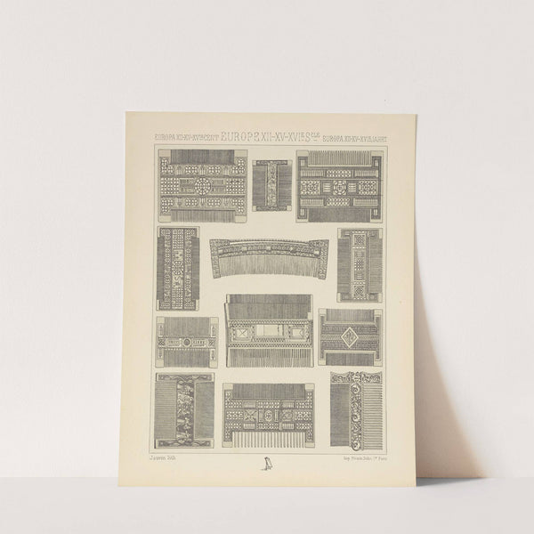 Objets usuels – instruments de toilette (1876-1888) by Auguste Racinet
