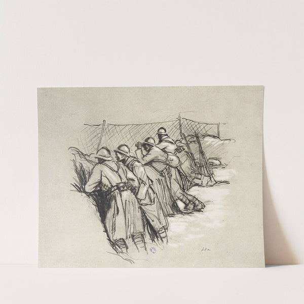 Observation dans les tranchées (1917-1918) by Georges Goursat (Sem)