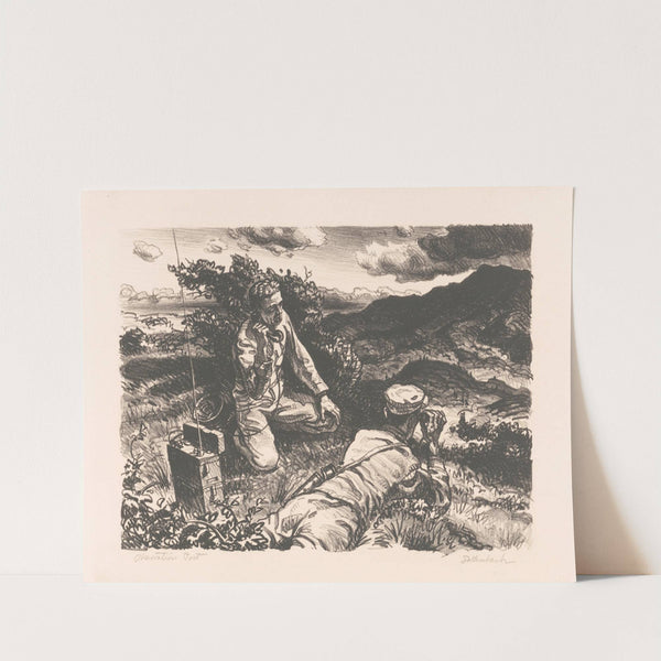 Observation post by Edward A. Sallenbach