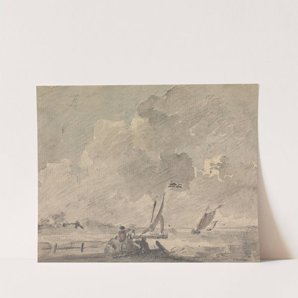 Observing Sailboats From the Shore by Sawrey Gilpin